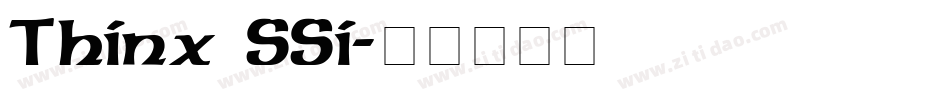 Thinx SSi字体转换